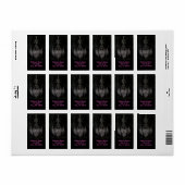  vampiergothic noodlottige kandelaar etiket (Full Sheet)