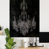 vampiergothic noodlottige kandelaar poster (Thuiskantoor)