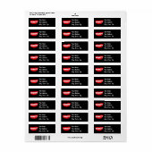 Vampierhoeken Etiket (Full Sheet)