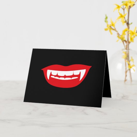 Vampierhoeken Kaart (Gele Bloem)