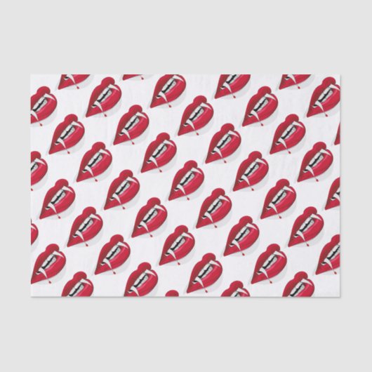 Vampierhoeken Tissuepapier (Voorkant)