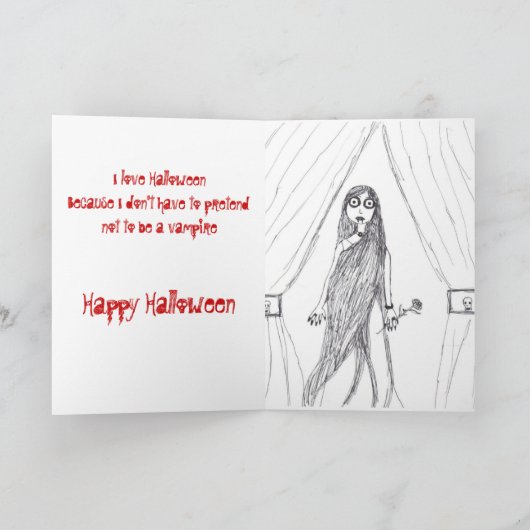 Vampierkaart Kaart (Binnen)