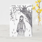 Vampierkaart Kaart (Gele Bloem)