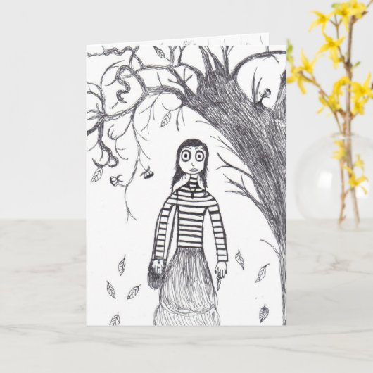 Vampierkaart Kaart (Gele Bloem)