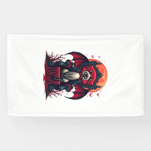 Vampierkat Heer Spandoek (Horizontaal)