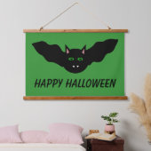 Vampierkattenbank met gezichtsveld - Halloween - A Hangend Wandkleed (Slaapkamer)