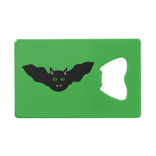 Vampierkattenfolie met zijkant haalloween flesopen creditkaart flessenopener