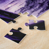 Vampierkrijger in de verwoeste stad legpuzzel (Zijkant)