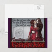 vampierkus briefkaart (Voorkant / Achterkant)
