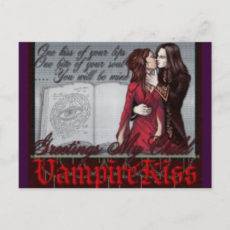 vampierkus briefkaart