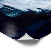 Vampierliefde onder maanverlichte hemel perfect poster (Hoek)