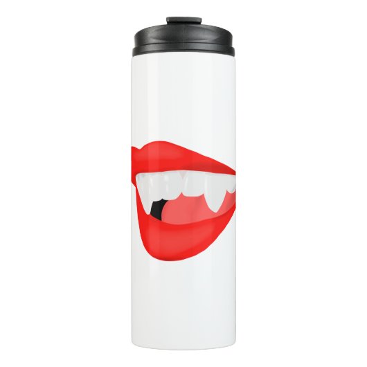 Vampierlips Dorst voor een nek Thermosbeker (Voorkant)