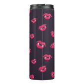 Vampierlips en hoekpatroon thermosbeker (Achterkant)