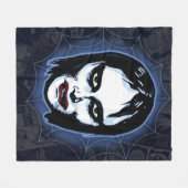Vampiermeisje (horror) fleece deken (Voorkant (Horizontaal))