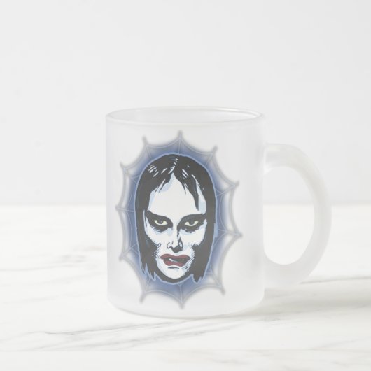 Vampiermeisje (horror) matglas koffiemok (Rechts)