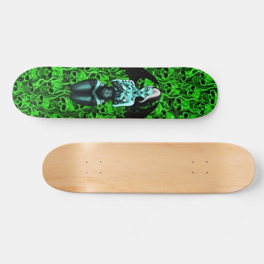 vampiermeisje persoonlijk skateboard (Horizontaal)