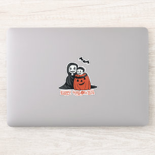 Vampiermoeder en haar kind sticker