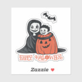 Vampiermoeder en haar kind sticker (Vel)