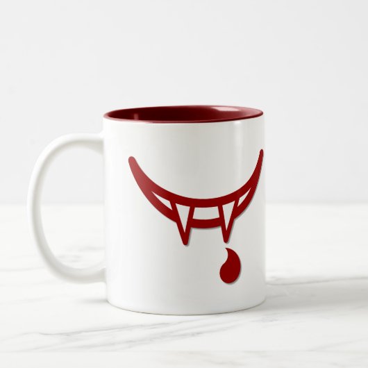 VampierMok Tweekleurige Koffiemok (Links)