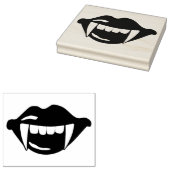 Vampiermond Rubberstempel (Gestempeld)