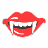 Vampiermond Sticker (Voorkant)