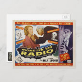 Vampiermonsters van het Monster Kind Radio Briefka Briefkaart (Voorkant / Achterkant)