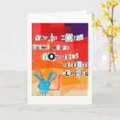 vampiermuis kaart (Gele Bloem)