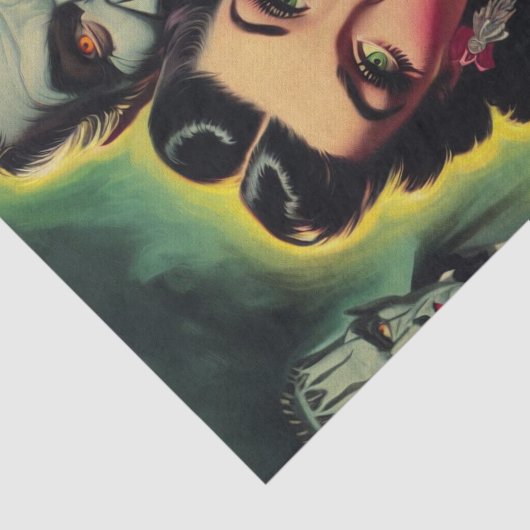 Vampierpaar Tissuepapier (Detail)