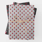 Vampierpatroon Inpakpapier Vel (In situ)