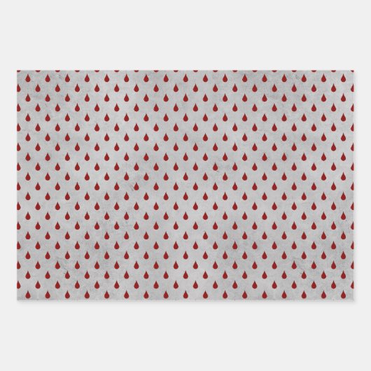 Vampierpatroon Inpakpapier Vel (Voorkant)