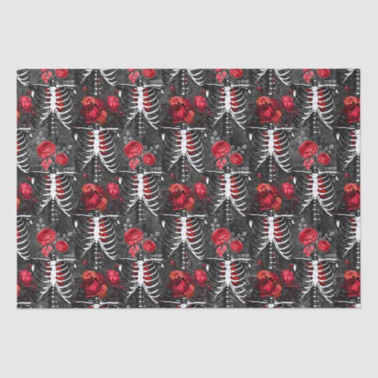 Vampierpatroon Tissuepapier (Voorkant)