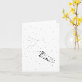 Vampierplein in de sneeuw kaart (Gele Bloem)