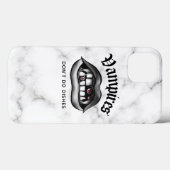 Vampiers doen geen dees Funny Gothic Case-Mate iPhone Case (Achterkant (horizontaal))
