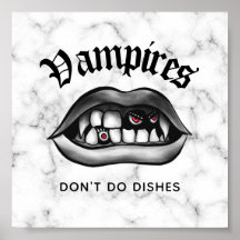 Vampiers doen geen flauwvallen Poster
