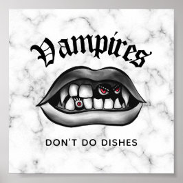 Vampiers doen geen flauwvallen Poster