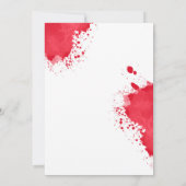 Vampiers en vampiers Halloween Cocktail Party Soir Kaart (Achterkant)