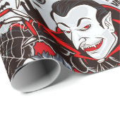 Vampiers Night Matte Wrapping Paper, 30 x 6 inch Cadeaupapier (Rol Hoek)