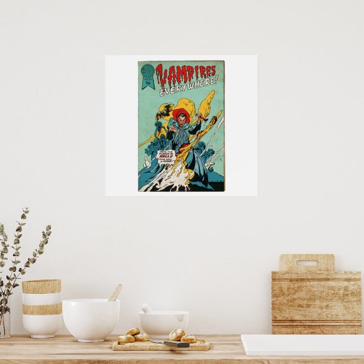 Vampiers overal poster (Keuken)