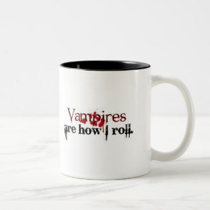 Vampiers zijn hoe ik rol tweekleurige koffiemok