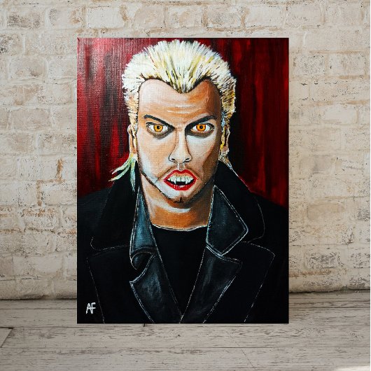 Vampierschilderij van Alfred Fox Canvas Afdruk