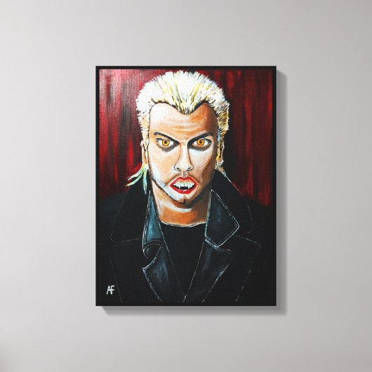 Vampierschilderij van Alfred Fox Canvas Afdruk (Voorkant)