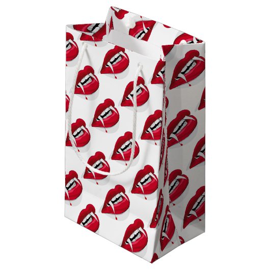 Vampiertanden Klein Cadeauzakje (Voorkant Gekanteld)