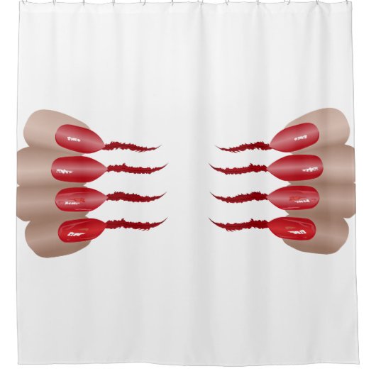 Vampiervinger V.2 Douchegordijn (Voorkant)