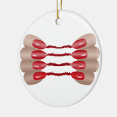 Vampiervinger V.2 Ornament keramische cirkel (Links)