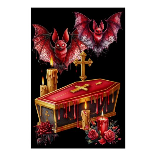 Vampiervleermuizen Perfect Poster (Voorkant)