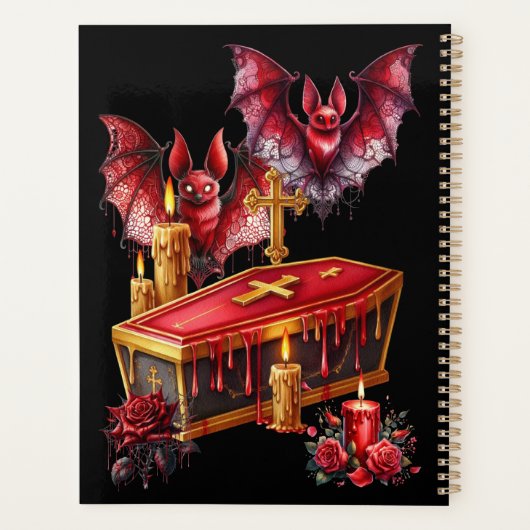 Vampiervleermuizen Planner (Achterkant)