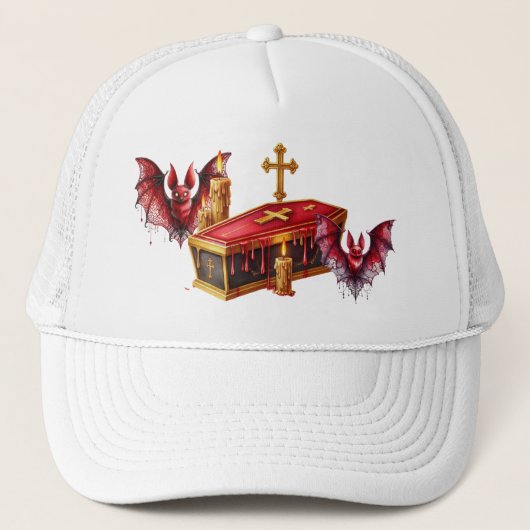 Vampiervleermuizen Trucker Pet (Voorkant)