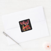 Vampiervleermuizen Vierkante Sticker (Envelop)