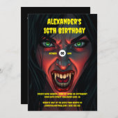 Vampiervrouw Kaart (Voorkant / Achterkant)