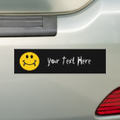 Vampierzijde met fangs bumpersticker (Op auto)
